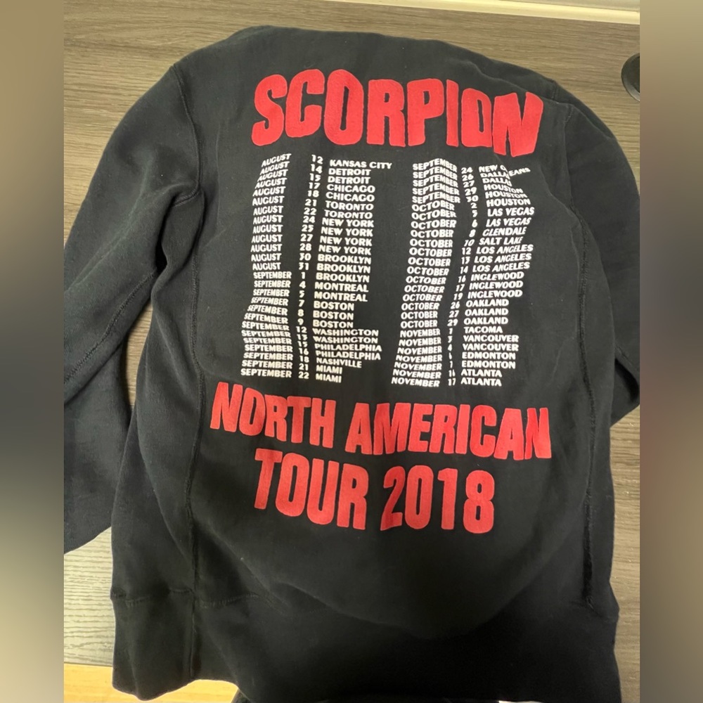 Drake Scorpion North America Tour 2018 Merchandise Hoodie